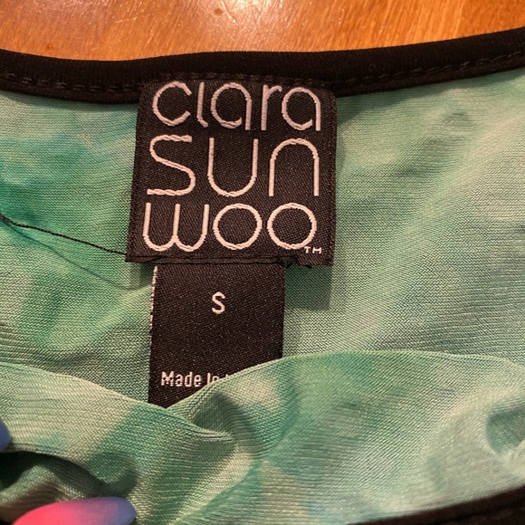 Clara sun woo poly sparkly top sm NWT - Picture 3 of 5